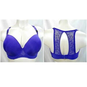 36DDD Paramour 115011 Felina Carolina Seamless Bra Blue‎ NWT
